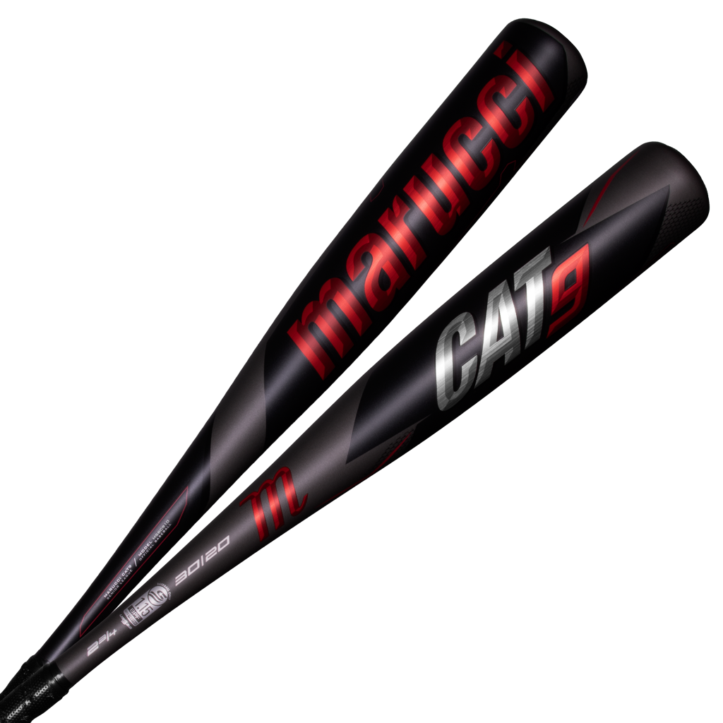 Marucci Cat9 Senior League (-10) 2 3/4" Bat - Black Red 2 Marucci Cat9 Senior League (-10) 2 3/4" Bat - Black Red