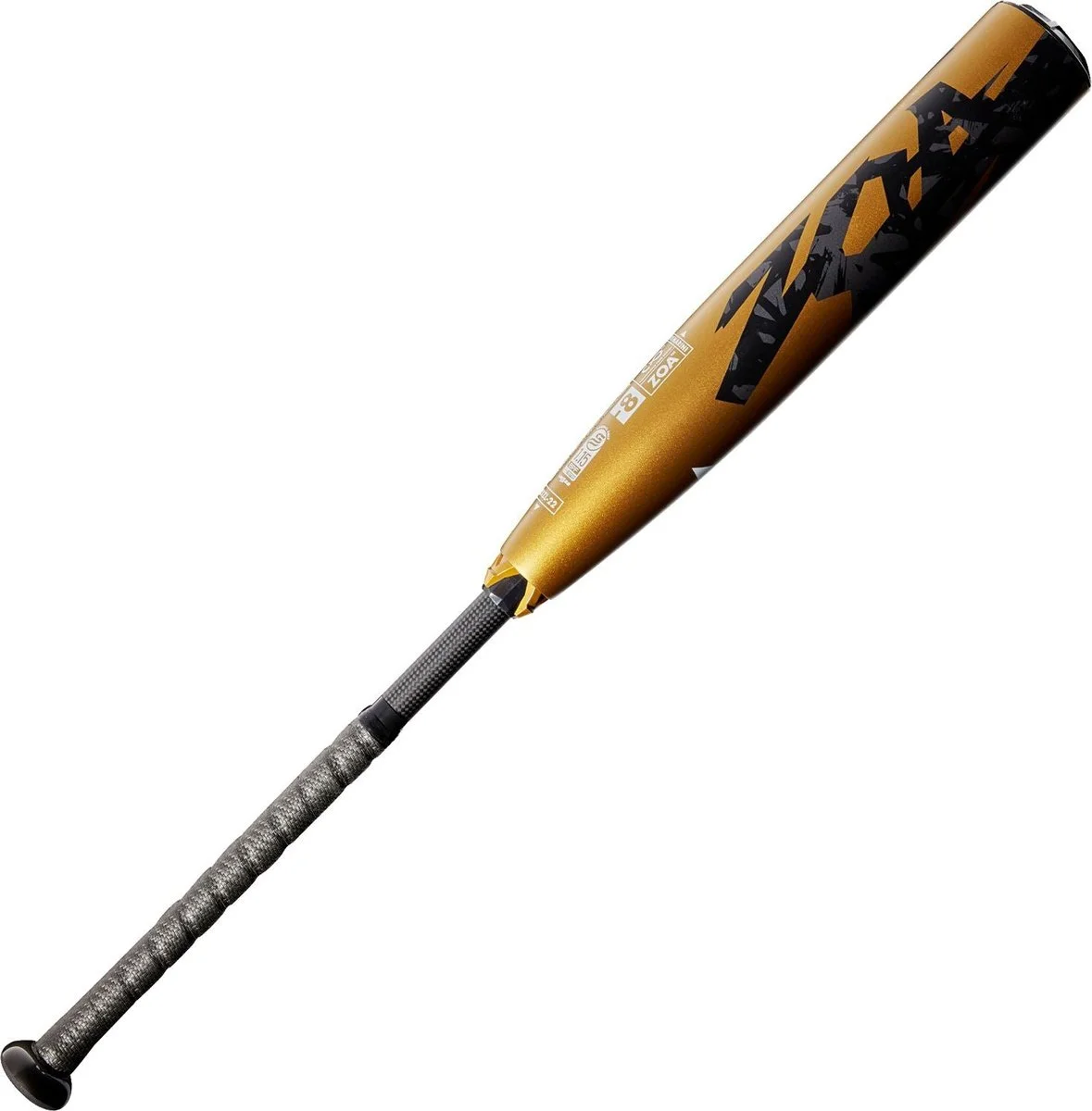DeMarini 2022 ZOA (-8) USSSA 2 3/4" Bat WTDXZ8Z-22 - Dark Gray Gold - Image 5