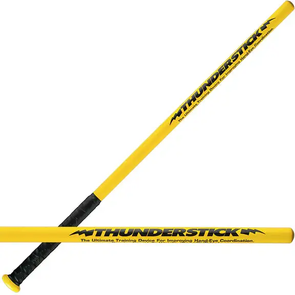 Easton T11 Youth Thunderstick Training Bat 30" - Yellow Black