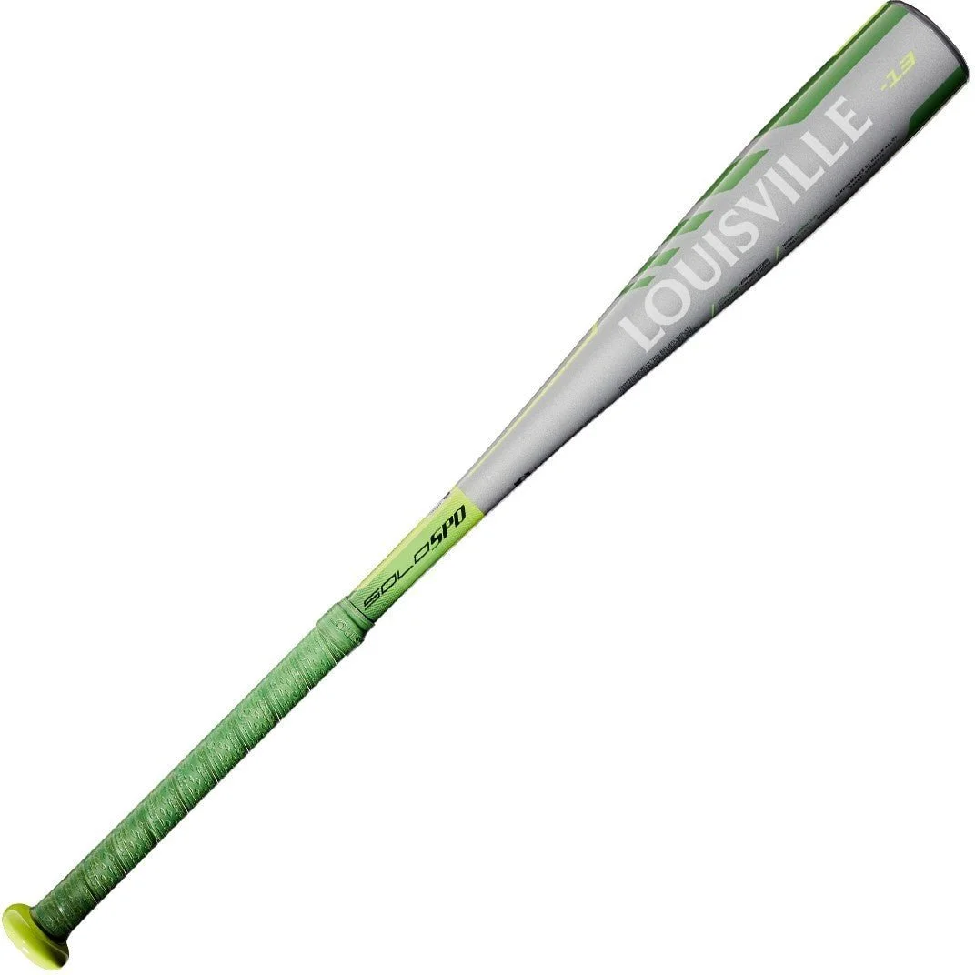 Louisville Slugger 2020 Solo SPD (-13) USA Approved 2 1/2" Bat - Green Gray 6 Louisville Slugger 2020 Solo SPD (-13) USA Approved 2 1/2" Bat - Green Gray - Image 4