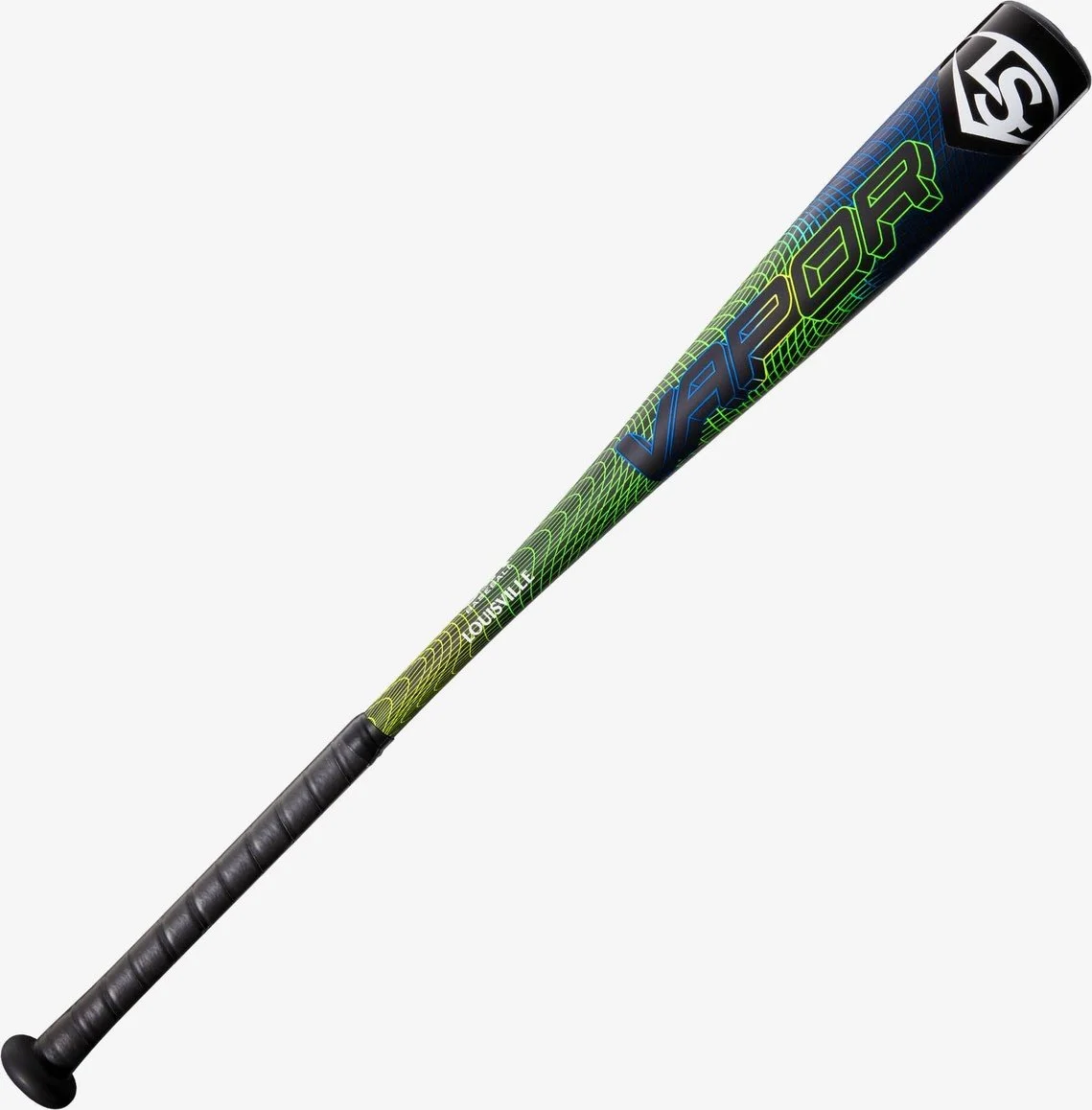 Louisville Slugger 2022 Vapor USA Approved (-9) 2 5/8" Bat - Dark Gray Lime - Image 2