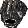 Mizuno MVP Prime SE 11.75" Infield Glove - Black Silver -Cheap Bats Store Mizuno MVP Prime SE 11 75 Infield Glove Black Silver HIT a Double 2