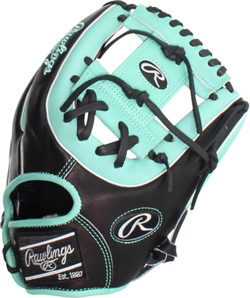 Rawlings 2021 Pro Preferred 11.75" Infield Glove - Black Green 5 Rawlings 2021 Pro Preferred 11.75" Infield Glove - Black Green - Image 3