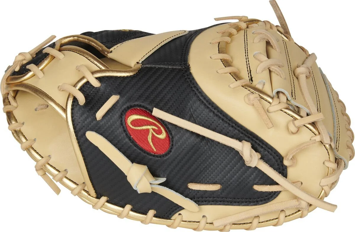 Rawlings 2022 Heart Of The Hide Hyper Shell 34.00" Catcher's Mitt PROCM41CCF - Cork Black - Image 3