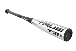 TRUE Sports True 2020 T2X USSSA (-10) Bat 2 3/4" - Gray White Black