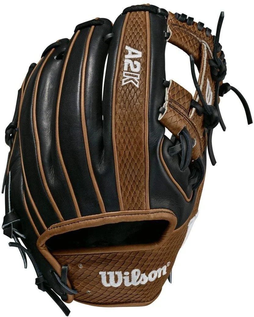 Wilson 2021 A2K 1786 11.50" Infield Baseball Glove - Black Brown