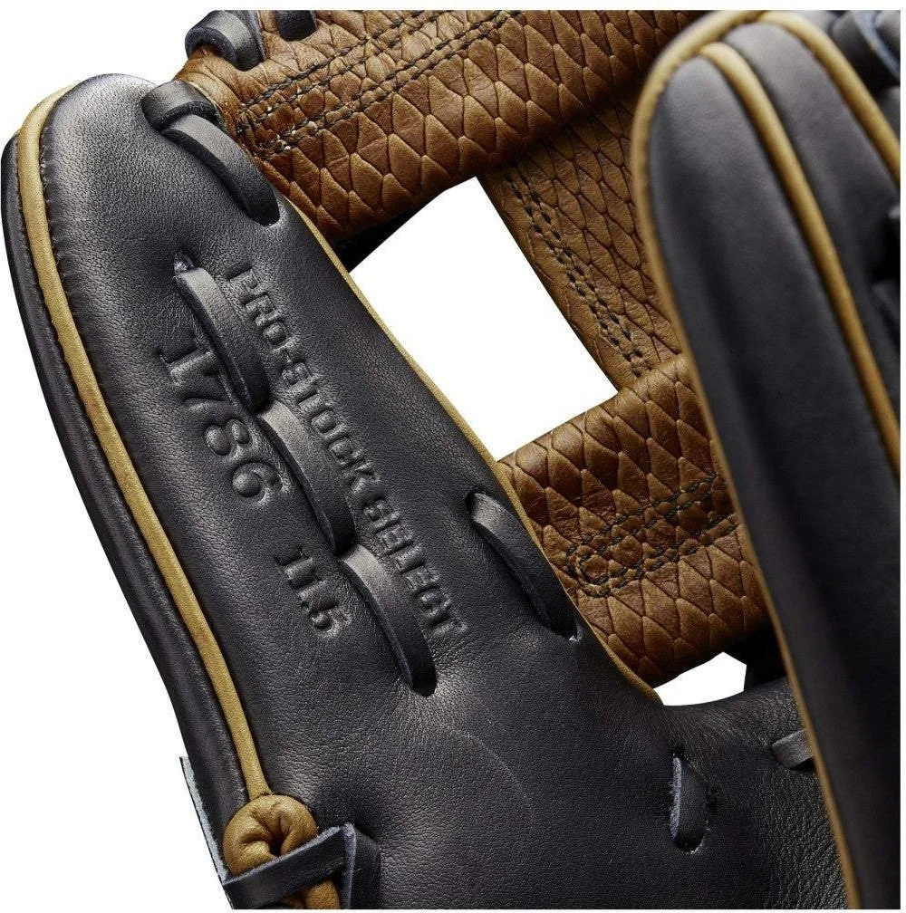 Wilson 2021 A2K 1786 11.50" Infield Baseball Glove - Black Brown - Image 8
