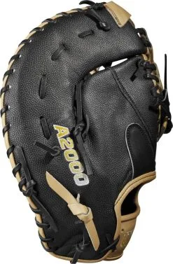 Wilson A2000 1678SS 12.50" 1st Base Mitt - Black Blonde 14 Wilson A2000 1678SS 12.50" 1st Base Mitt - Black Blonde -Cheap Bats Store Wilson A2000 1678SS 12 50 1st Base Mitt Black Blonde HIT a Double 7