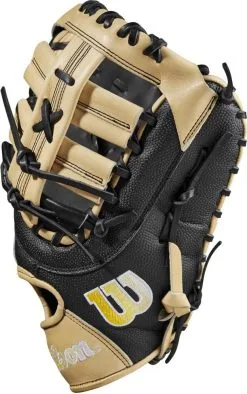 Wilson A2000 1678SS 12.50" 1st Base Mitt - Black Blonde 13 Wilson A2000 1678SS 12.50" 1st Base Mitt - Black Blonde -Cheap Bats Store Wilson A2000 1678SS 12 50 1st Base Mitt Black Blonde HIT a Double 9
