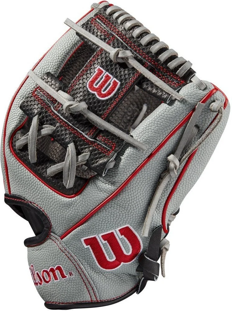 Wilson A2000 2021 SC1975SS 11.75" Infield Baseball Glove - Gray Dark Gray - Image 4
