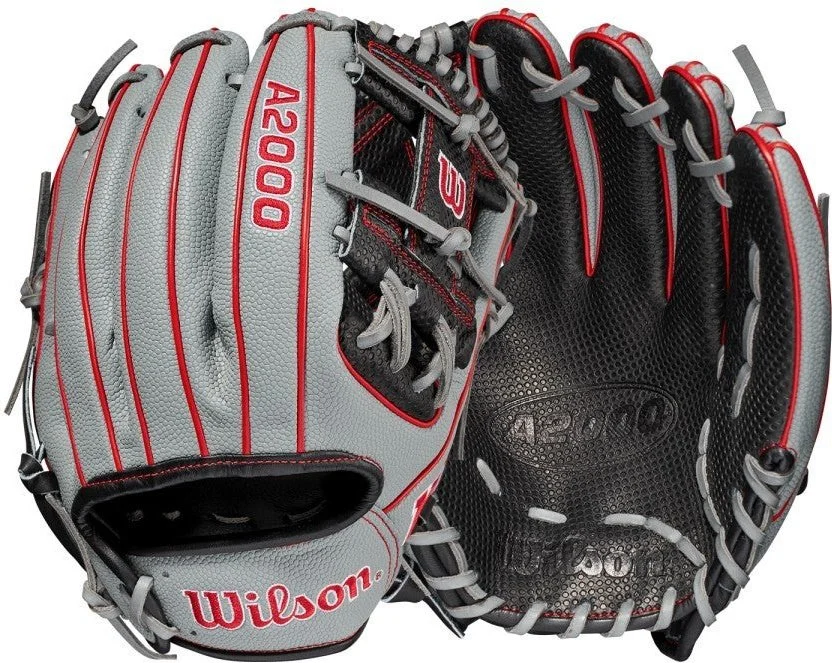 Wilson A2000 2021 SC1975SS 11.75" Infield Baseball Glove - Gray Dark Gray - Image 3