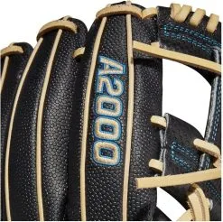 Wilson A2000 SCDP15SS 11.50" Infield Baseball Glove - Black Blonde 17 Wilson A2000 SCDP15SS 11.50" Infield Baseball Glove - Black Blonde -Cheap Bats Store Wilson A2000 SCDP15SS 11 50 Infield Baseball Glove Black Blonde HIT a Double 13