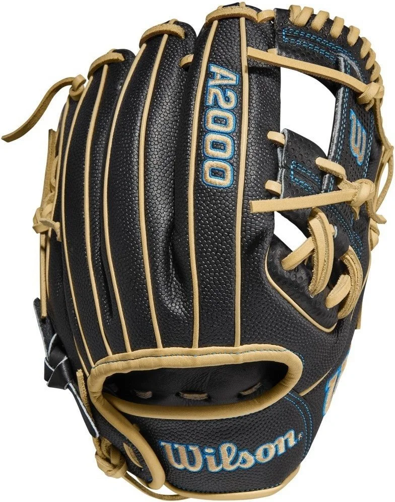 Wilson A2000 SCDP15SS 11.50" Infield Baseball Glove - Black Blonde 3 Wilson A2000 SCDP15SS 11.50" Infield Baseball Glove - Black Blonde