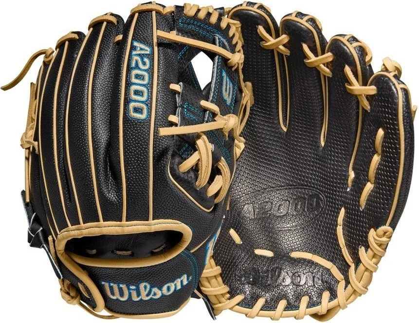 Wilson A2000 SCDP15SS 11.50" Infield Baseball Glove - Black Blonde 5 Wilson A2000 SCDP15SS 11.50" Infield Baseball Glove - Black Blonde - Image 3